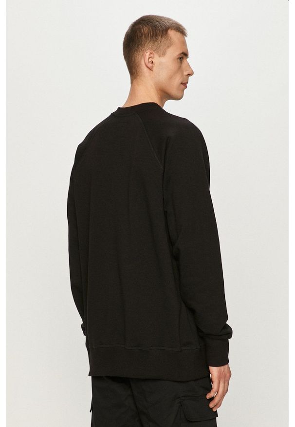 CATerpillar - Caterpillar - Bluza. Okazja: na co dzień. Kolor: czarny. Długość rękawa: raglanowy rękaw. Wzór: nadruk. Styl: casual