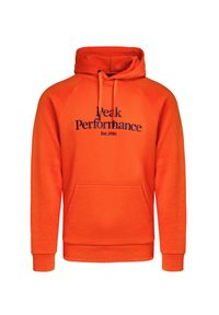 Peak Performance - Bluza PEAK PERFORMANCE ORIGINAL HOOD. Materiał: poliester, bawełna, dresówka. Wzór: napisy, haft. Sezon: wiosna