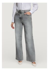 Morgan De Toi Jeansy 261-PIGRIM Szary Casual Fit. Okazja: na co dzień. Kolor: szary. Styl: casual #1