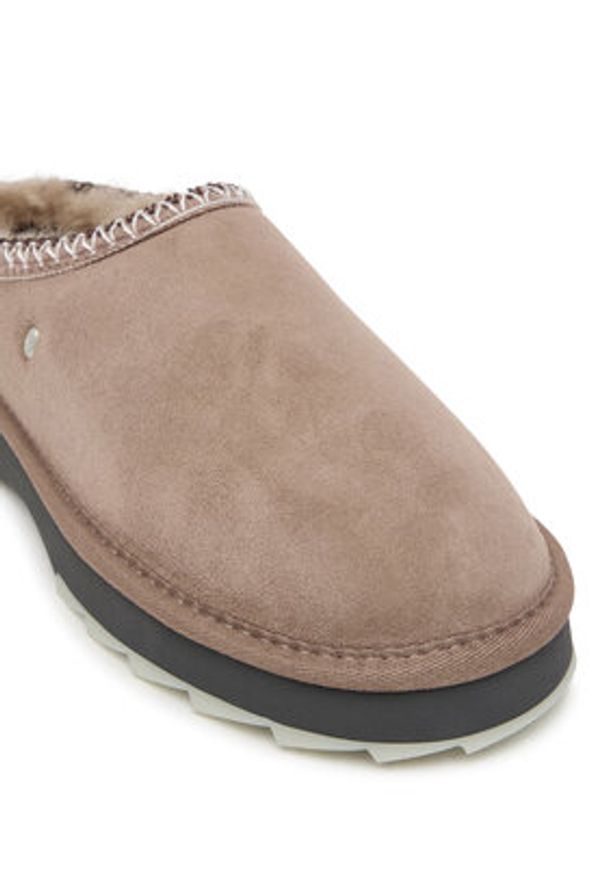 EMU Australia Śniegowce Sharky Scuff W13179 Brązowy. Kolor: brązowy. Materiał: skóra