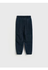 Reserved - Elastyczne jeansy parachute - granatowy. Kolor: niebieski #1