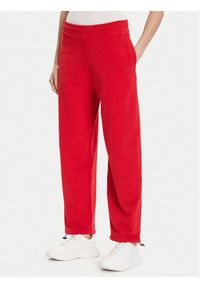 Hugo - HUGO Spodnie dresowe Norata_B 50542564 Czerwony Baggy Fit. Kolor: czerwony. Materiał: bawełna