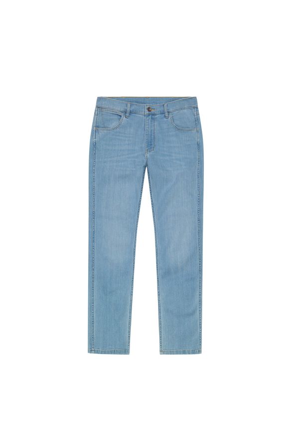 Wrangler - WRANGLER MĘSKIE SPODNIE REGULAR FIT DESERT OASIS 112351219 W154017980. Okazja: na spacer. Sezon: lato. Styl: elegancki