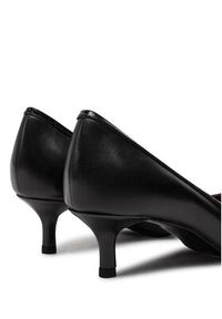 Tory Burch Czółenka Double T Buckle 160124 Czarny. Kolor: czarny. Materiał: skóra. Obcas: na szpilce #5