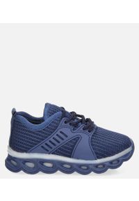 Casu - Granatowe buty sportowe sznurowane casu 204/25m. Kolor: niebieski #1