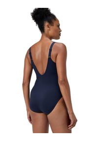 Strój kąpielowy damski Speedo Shaping AquaNite. Kolor: niebieski. Materiał: lycra, nylon