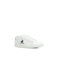 Buty Le Coq Sportif Courtset, Dla obu płci. Kolor: biały. Materiał: materiał, skóra ekologiczna