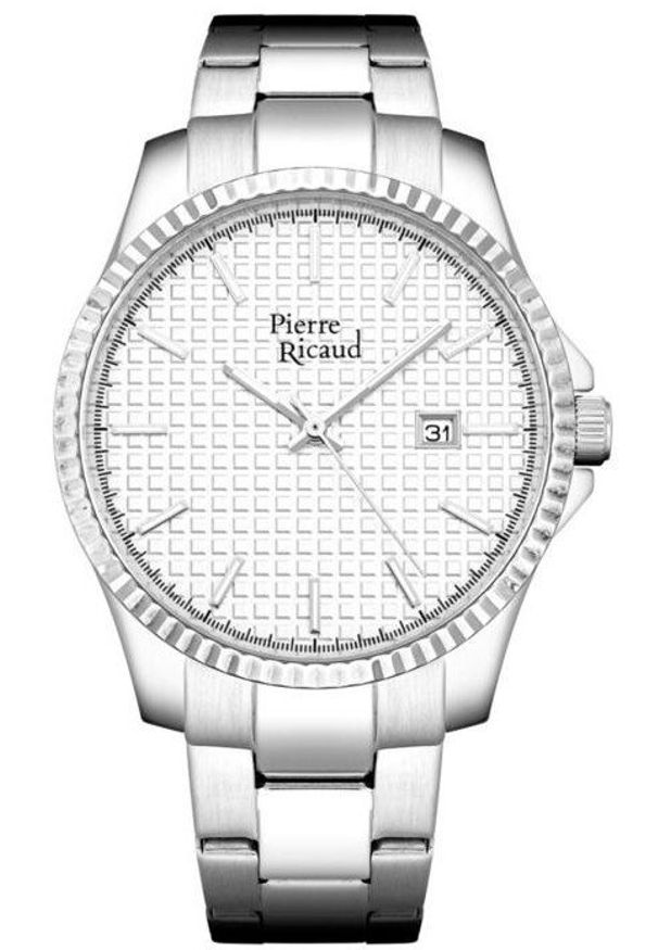 Zegarek męski Pierre Ricaud P91030.5113Q srebrny. Kolor: srebrny