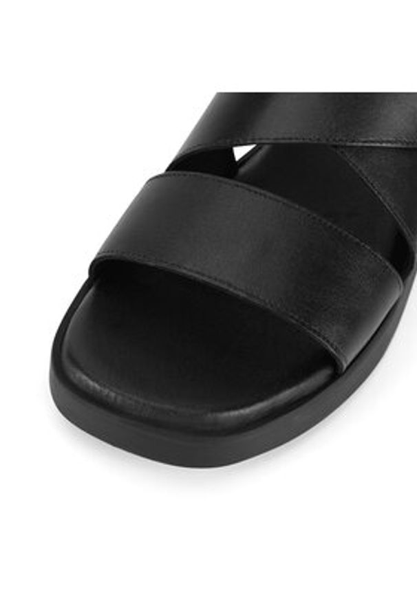 Sergio Bardi Sandały WI16-D1082-02SB Czarny. Kolor: czarny. Materiał: skóra