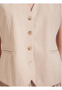 Maryley Kamizelka 26EB123/08BE Beżowy Regular Fit. Kolor: beżowy. Materiał: syntetyk #2