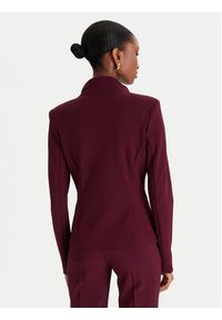 Rinascimento Marynarka CFC0125220003 Bordowy Slim Fit. Kolor: czerwony. Materiał: syntetyk
