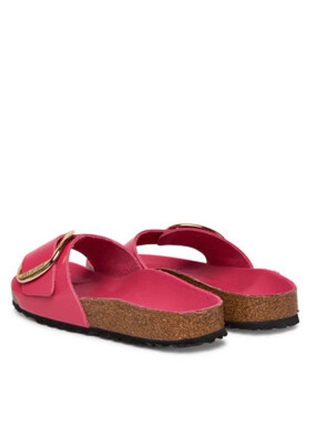 Birkenstock Klapki Madrid Big Buckle Hex 1031844 Różowy. Kolor: różowy. Materiał: skóra