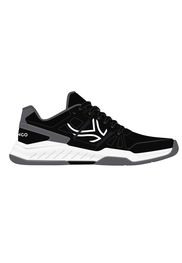 ARTENGO - BUTY tenisowe TS160 męskie na każdą nawierzchnię. Kolor: czarny, szary, biały, wielokolorowy. Materiał: syntetyk, skóra, kauczuk. Szerokość cholewki: normalna. Sport: tenis
