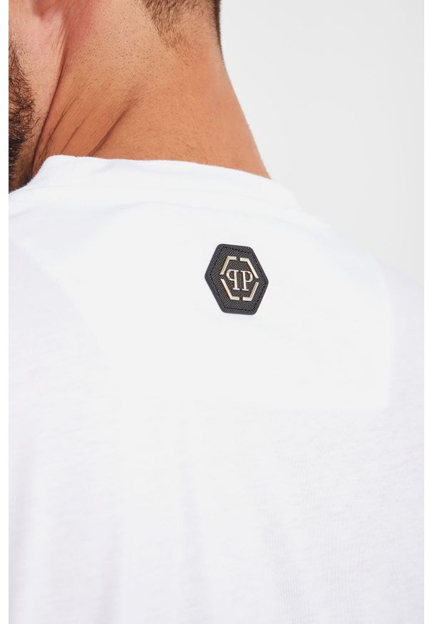 Philipp Plein - T-SHIRT PHILIPP PLEIN. Materiał: bawełna. Długość rękawa: krótki rękaw. Długość: krótkie. Wzór: napisy, nadruk