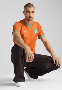 Puma - Męska koszulka domowa Wybrzeże Kości Słoniowej 2025 PUMA. Kolor: żółty, pomarańczowy, wielokolorowy, zielony