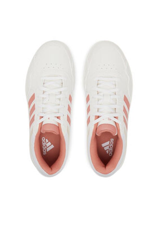 Adidas - adidas Sneakersy Hoops 3.0 Bold JI3467 Biały. Kolor: biały. Materiał: materiał