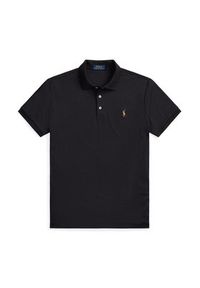 Polo Ralph Lauren Polo Ssl 710713130001 Czarny Slim Fit. Typ kołnierza: polo. Kolor: czarny. Materiał: bawełna #5