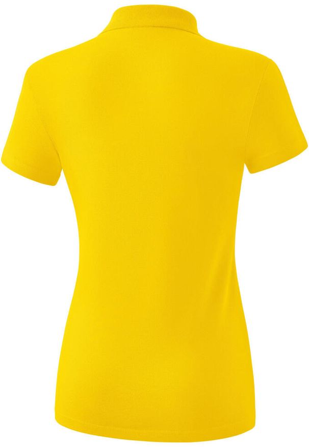 ERIMA - Damska koszulka polo Erima Teamsport. Typ kołnierza: polo. Kolor: żółty. Materiał: bawełna, elastan
