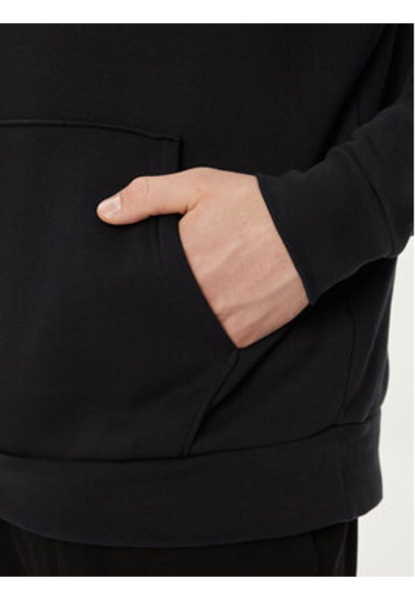 Under Armour Bluza techniczna Ua Essential Flc Blocked Hd 1383070-001 Czarny Loose Fit. Kolor: czarny. Materiał: bawełna