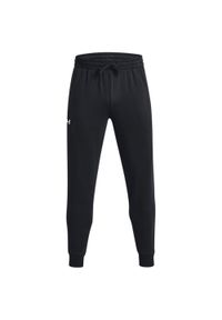 Under Armour - Spodnie Do Joggingu Męskie Polar Rival. Kolor: czarny. Materiał: polar. Sport: bieganie