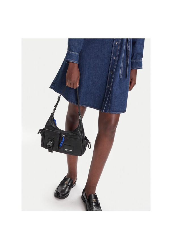 Torebka Karl Lagerfeld Jeans. Kolor: czarny