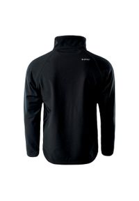 Hi-tec - Męska Kurtka Soft Shell Derai. Kolor: czarny. Materiał: softshell. Sport: turystyka piesza