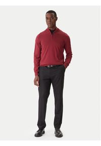 BOSS Sweter Ebenji 50528300 Czerwony Regular Fit. Kolor: czerwony. Materiał: wełna #3
