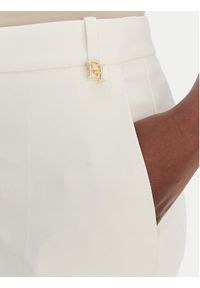 Elisabetta Franchi Spodnie materiałowe PA-166-61E2-V300 Biały Slim Fit. Kolor: biały. Materiał: syntetyk #2