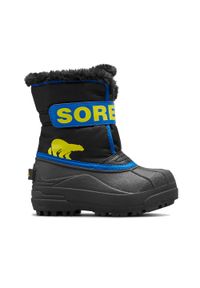 sorel - Śniegowce juniorskie Sorel Snow Commander. Kolor: czarny