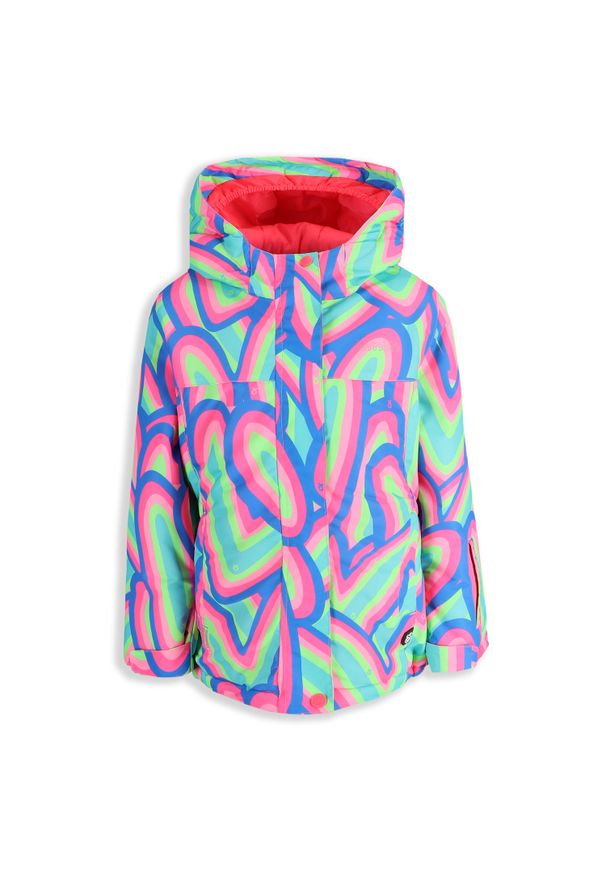 Kurtka narciarska dla dzieci wodoodporna Lemon Explore ZL5. Kolor: wielokolorowy. Materiał: poliester. Sezon: zima. Sport: narciarstwo