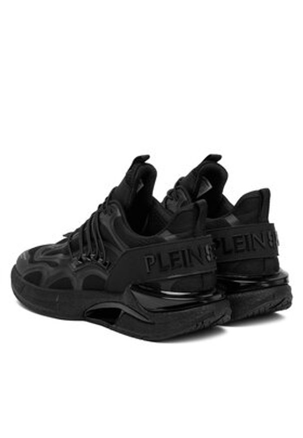 Plein Sport Sneakersy SAES USC0736 STE003N Czarny. Kolor: czarny. Materiał: materiał
