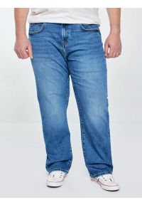 Big-Star - Jeansy męskie niebieskie Brandon 380. Okazja: na co dzień. Kolor: niebieski. Styl: casual, klasyczny #9