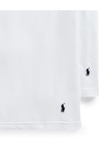 Ralph Lauren - RALPH LAUREN - T-Shirt 2-Pack. Typ kołnierza: polo. Kolor: biały. Materiał: prążkowany, materiał, bawełna. Wzór: haft. Styl: klasyczny, sportowy
