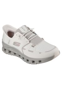 skechers - Buty do chodzenia męskie Skechers Glide Step Pro Nat. Zapięcie: bez zapięcia. Kolor: brązowy. Materiał: materiał. Szerokość cholewki: normalna. Sport: turystyka piesza