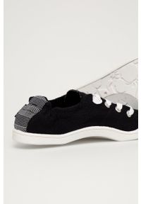 Roxy Tenisówki Bayshore III damskie kolor czarny. Nosek buta: okrągły. Kolor: czarny. Materiał: materiał, włókno, guma #4