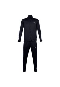 Under Armour - Męski Dres Z Dzianiny Rival. Kolor: czarny. Materiał: dresówka, dzianina