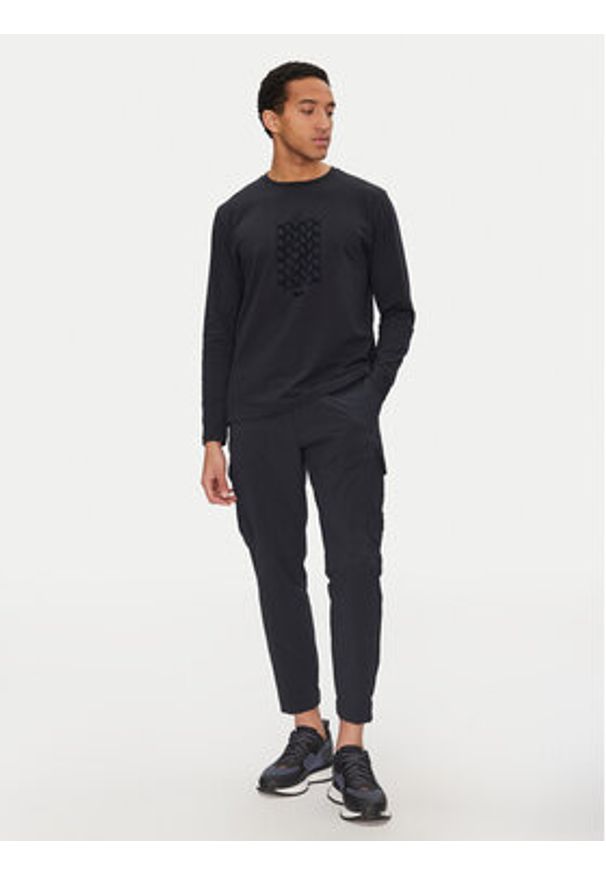 BOSS Longsleeve Togn 50534336 Granatowy Regular Fit. Kolor: niebieski. Materiał: bawełna. Długość rękawa: długi rękaw