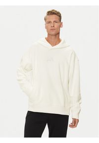 Adidas - adidas Bluza Elevated ALL SZN Terry Loop IY6577 Biały Loose Fit. Kolor: biały