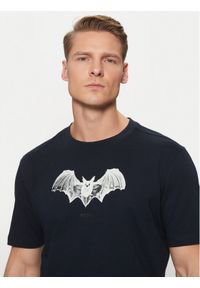 BOSS T-Shirt Spiderbat 50534924 Granatowy Regular Fit. Kolor: niebieski. Materiał: bawełna