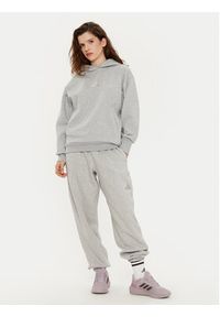 Adidas - adidas Spodnie dresowe ALL SZN Fleece IY6772 Szary Loose Fit. Kolor: szary. Materiał: bawełna, syntetyk #4