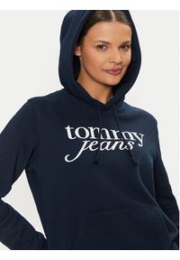 Tommy Jeans Bluza DW0DW20170 Granatowy Regular Fit. Kolor: niebieski. Materiał: bawełna