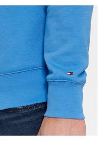 TOMMY HILFIGER - Tommy Hilfiger Bluza Tommy Logo Sweatshirt MW0MW11596 Niebieski Regular Fit. Kolor: niebieski. Materiał: syntetyk
