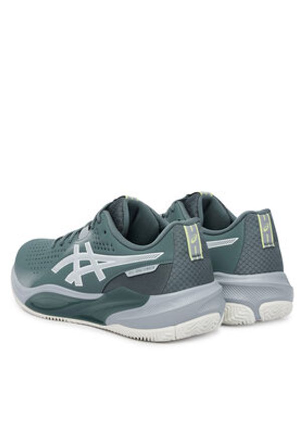 Asics Buty do tenisa Gel-Challenger 15 Clay 1041A508 Zielony. Kolor: zielony. Materiał: skóra. Sport: tenis