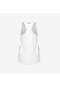 Head - Koszulka bez rękawów damska AGILITY Tank Top. Kolor: różowy. Długość rękawa: bez rękawów. Wzór: motyw zwierzęcy. Sport: tenis