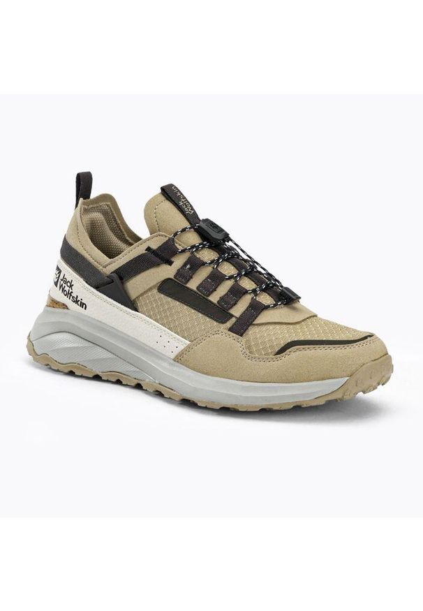 Buty turystyczne damskie Jack Wolfskin Dromoventure Athletic Low. Kolor: beżowy. Styl: sportowy
