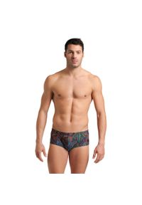 Szorty Kąpielowe Arena Overview Swim Low Waist Short. Kolor: zielony, wielokolorowy. Materiał: materiał #1