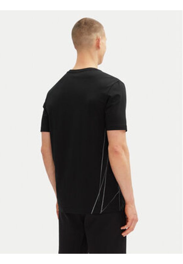 BOSS T-Shirt Beetle 50542048 Czarny Regular Fit. Kolor: czarny. Materiał: bawełna