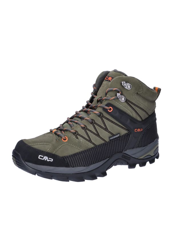Buty trekkingowe dla mężczyzn Rigel CMP MID. Kolor: zielony. Materiał: zamsz. Sport: turystyka piesza