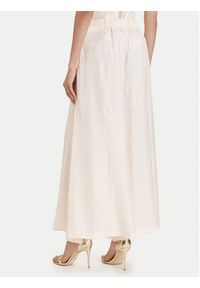 Maryley Spodnie materiałowe 26EB520/31SA Beżowy jasny Regular Fit. Kolor: beżowy. Materiał: wiskoza #4