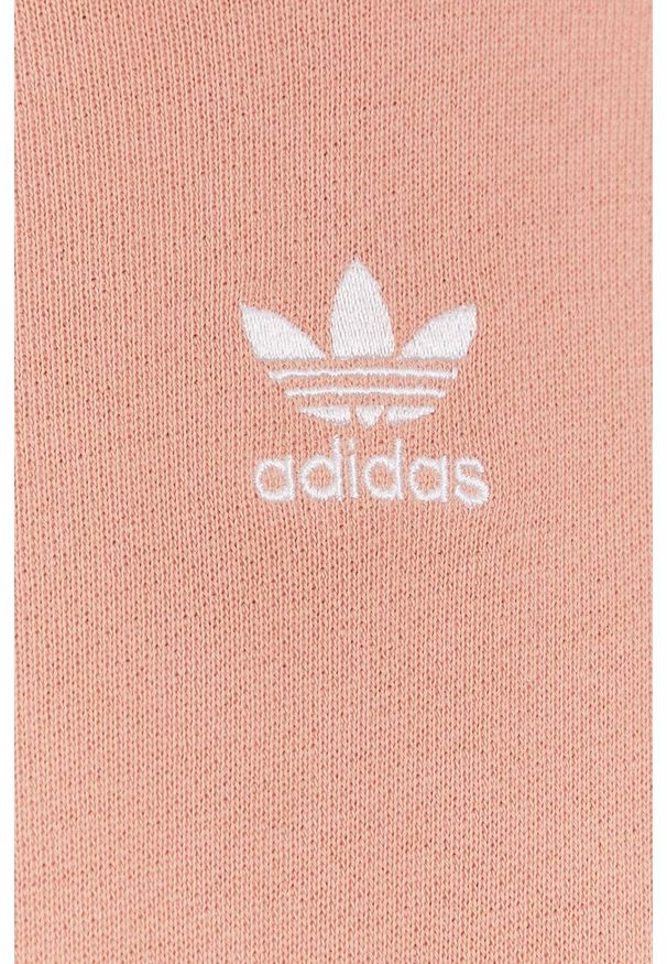 adidas Originals - Bluza. Okazja: na co dzień. Kolor: różowy. Materiał: bawełna. Długość rękawa: długi rękaw. Długość: długie. Wzór: aplikacja. Styl: casual
